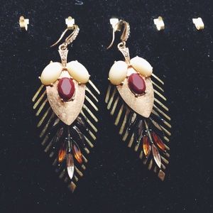 Arrowhead Metal Drop Earrings